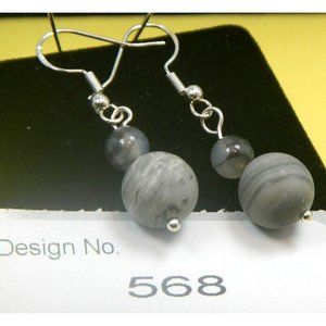 Jasper -Gemstone Earring-Energy Jewelry-Facilitate-balances the emotions-568